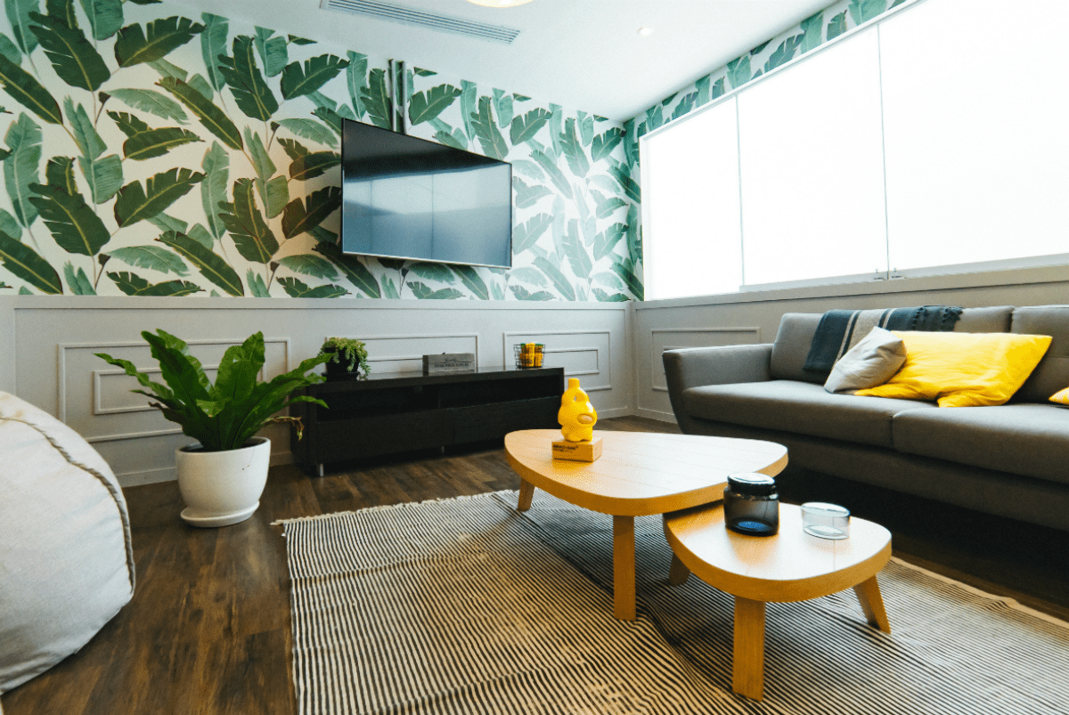 salon con aire acondicionado